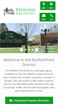 Mobile Screenshot of bedfordparkdistrict.org